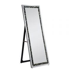 ACME NYSA FAUX CRYSTALS FLOOR MIRROR