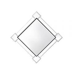 ACME ASBURY MIRRORED & CHROME ACCENT MIRROR