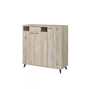 ACME DEZBA NATURAL FINISH SHOE CABINET