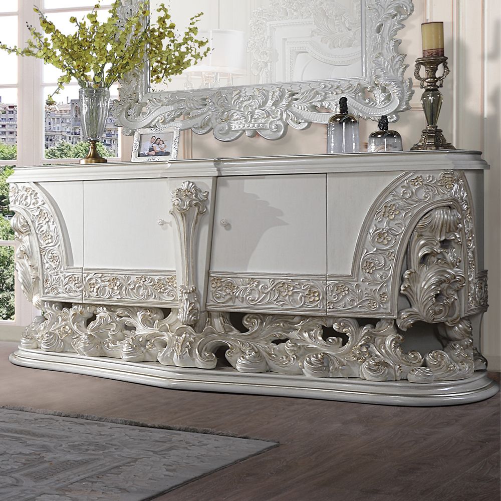 ACME ADARA ANTIQUE WHITE DRESSER