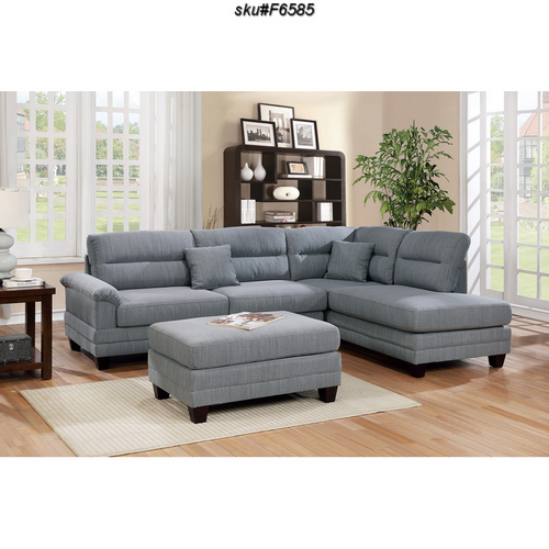 UPDATED 3PCS SECTIONAL GREY