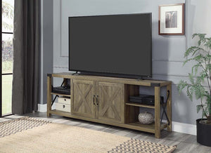 ACME ABIRAM RUSTIC OAK TV STAND