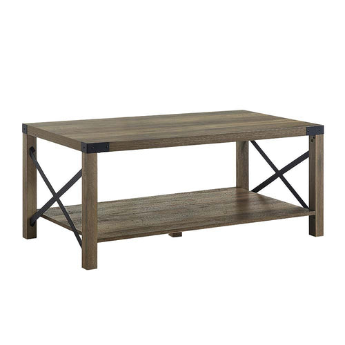 ACME ABIRAM RUSTIC OAK COFFEE TABLE