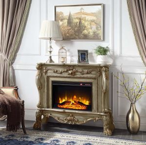 ACME DRESDEN GOLD PATINA FINISH FIREPLACE