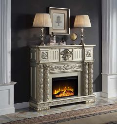 ACME VENDOME GOLD PATINA FINISH FIREPLACE