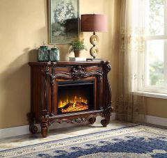 ACME VERSAILLES CHERRY OAK FINISH FIREPLACE