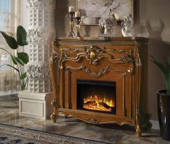 ACME PICARDY HONEY OAK FINISH FIREPLACE