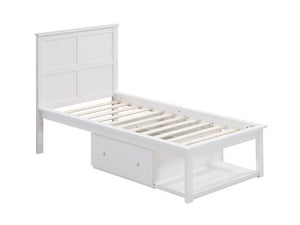 ACME LOLANDA WHITE FINISH TWIN BED