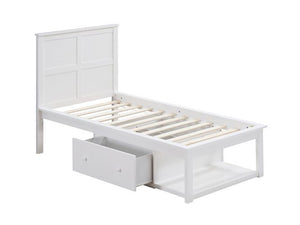 ACME LOLANDA WHITE FINISH TWIN BED