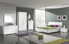 Load image into Gallery viewer, ESF PANAREA MOMO WHITE WARDROBE (2 DOOR)