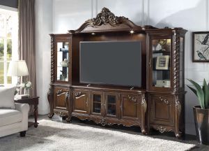 ACME DEVAYNE DARK WALNUT FINISH ENTERTAINMENT CENTER